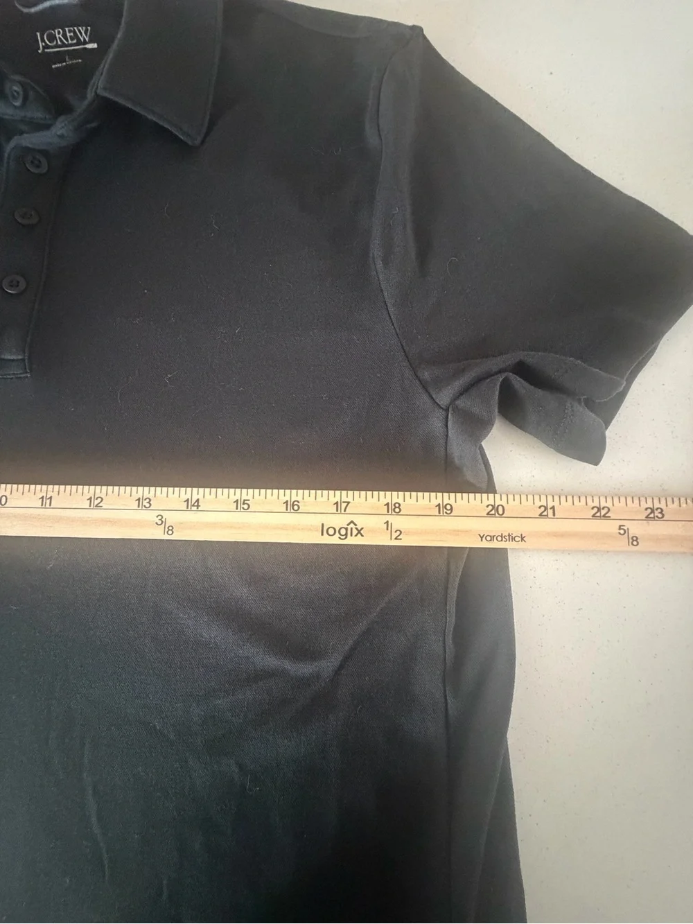 NWOT J.Crew Men’s Black Classic Polo
